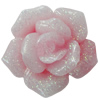 Resin Cabochons, No Hole Headwear & Costume Accessory, Flower, About 20mm in diameter, Sold by Bag