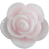 Resin Cabochons, No Hole Headwear & Costume Accessory, Flower, About 24mm in diameter, Sold by Bag