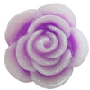 Resin Cabochons, No Hole Headwear & Costume Accessory, Flower, About 24mm in diameter, Sold by Bag