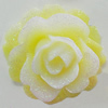 Resin Cabochons, No Hole Headwear & Costume Accessory, Flower, About 28mm in diameter, Sold by Bag