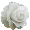 Resin Cabochons, No Hole Headwear & Costume Accessory, Flower, About 28mm in diameter, Sold by Bag