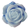Resin Cabochons, No Hole Headwear & Costume Accessory, Flower, About 32mm in diameter, Sold by Bag