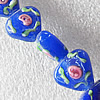 Lampwork Beads, Triangle 13x15mm Hole:About 1.5mm, Sold by PC