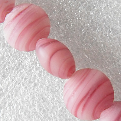 Lampwork Beads, Flat Round 15mm Hole:About 1.5mm, Sold by PC