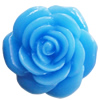 Resin Cabochons, No Hole Headwear & Costume Accessory, Flower, About 22mm in diameter, Sold by Bag