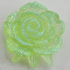 Resin Cabochons, No Hole Headwear & Costume Accessory, Flower, About 20x18mm in diameter, Sold by Bag