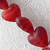 Lampwork Beads, Heart 15mm Hole:About 1.5mm, Sold by PC