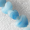 Lampwork Beads, Heart 15mm Hole:About 1.5mm, Sold by PC