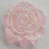 Resin Cabochons, No Hole Headwear & Costume Accessory, Flower, About 20x18mm in diameter, Sold by Bag