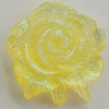 Resin Cabochons, No Hole Headwear & Costume Accessory, Flower, About 20x18mm in diameter, Sold by Bag
