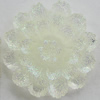 Resin Cabochons, No Hole Headwear & Costume Accessory, Flower, About 22mm in diameter, Sold by Bag