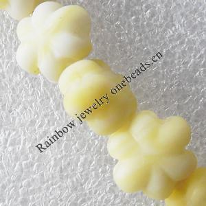 Lampwork Beads, Flower 15mm Hole:About 1.5mm, Sold by PC