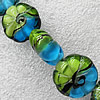 Lampwork Beads, Flower 20mm Hole:About 1.5mm, Sold by PC