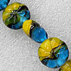 Lampwork Beads, Flower 20mm Hole:About 1.5mm, Sold by PC