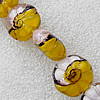 Lampwork Beads, Flower 20mm Hole:About 1.5mm, Sold by PC