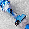 Lampwork Beads, Flower 25mm Hole:About 1.5mm, Sold by PC