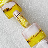 Lampwork Beads, Square 20x20mm Hole:About 1.5mm, Sold by PC