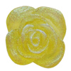 Resin Cabochons, No Hole Headwear & Costume Accessory, Flower, About 23mm in diameter, Sold by Bag