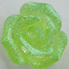 Resin Cabochons, No Hole Headwear & Costume Accessory, Flower, About 19mm in diameter, Sold by Bag