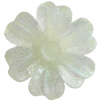 Resin Cabochons, No Hole Headwear & Costume Accessory, Flower, About 20mm in diameter, Sold by Bag
