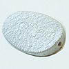 Crapy Exterior Acrylic Beads，Bead：42x28mm，Thickness：7mm，Hole:about 2mm，Sold by Bag