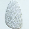 Crapy Exterior Acrylic Beads，Bead：57x34mm，Thickness：7mm，Hole:about 2.5mm，Sold by Bag