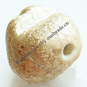 Crapy Exterior Acrylic Beads，Bead：22x20mm，Hole:about 3mm，Sold by Bag