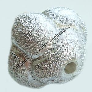 Crapy Exterior Acrylic Beads，Bead：22x20mm，Hole:about 3mm，Sold by Bag