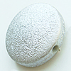 Crapy Exterior Acrylic Beads，Flat Round, Bead：20mm，Thickness：10mm，Hole:about 2mm，Sold by Bag