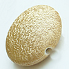 Crapy Exterior Acrylic Beads，Flat Round, Bead：34mm，Thickness：14mm，Hole:about 2mm，Sold by Bag