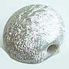 Crapy Exterior Acrylic Beads，Flat Round, Bead：10mm，Thickness：5mm，Hole:about 2mm，Sold by Bag