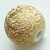 Crapy Exterior Acrylic Beads，Round, Bead：18mm in diameter，Hole:about 2mm，Sold by Bag
