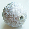 Crapy Exterior Acrylic Beads，Round, Bead：24mm in diameter，Hole:about 2mm，Sold by Bag