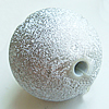 Crapy Exterior Acrylic Beads，Round, Bead：28mm in diameter，Hole:about 3mm，Sold by Bag