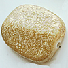 Crapy Exterior Acrylic Beads，Bead：22x28mm，Thickness：7mm，Hole:about 2mm，Sold by Bag