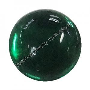 Taiwan Acrylic Cabochons, Flat Round 7mm in diameter, Sold by PC