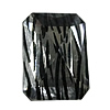 Taiwan Acrylic Cabochons, Faceted Rectangle 22x30mm, Sold by PC