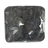 Taiwan Acrylic Cabochons with 2 Holes, Faceted Polygon 35x40mm, Sold by PC