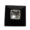 Taiwan Acrylic Cabochons, Faceted Square 23x23mm, Sold by PC