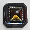 Taiwan Acrylic Cabochons, Faceted Square 32x32mm, Sold by PC