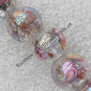 Lampwork Beads, Round 12mm Hole:About 1.5mm, Sold by PC