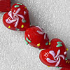 Lampwork Beads, Heart 20mm Hole:About 1.5mm, Sold by PC