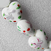 Lampwork Beads, Heart 20mm Hole:About 1.5mm, Sold by PC