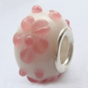 European Style Lampwork Beads With 925 sterling silver Core, 10x14mm Hole:About 5mm, Sold by PC