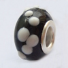 European Style Lampwork Beads With 925 sterling silver Core, 10x14mm Hole:About 5mm, Sold by PC