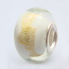 European Style Lampwork Beads With 925 sterling silver Core, 10x14mm Hole:About 5mm, Sold by PC