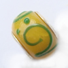 European Style Lampwork Beads With 925 sterling silver Core, 10x14mm Hole:About 5mm, Sold by PC