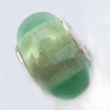 European Style Lampwork Beads With 925 sterling silver Core, 10x14mm Hole:About 5mm, Sold by PC