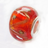 European Style Lampwork Beads With 925 sterling silver Core, 10x14mm Hole:About 5mm, Sold by PC