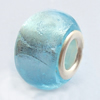 European Style Lampwork Beads With 925 sterling silver Core, 10x14mm Hole:About 5mm, Sold by PC